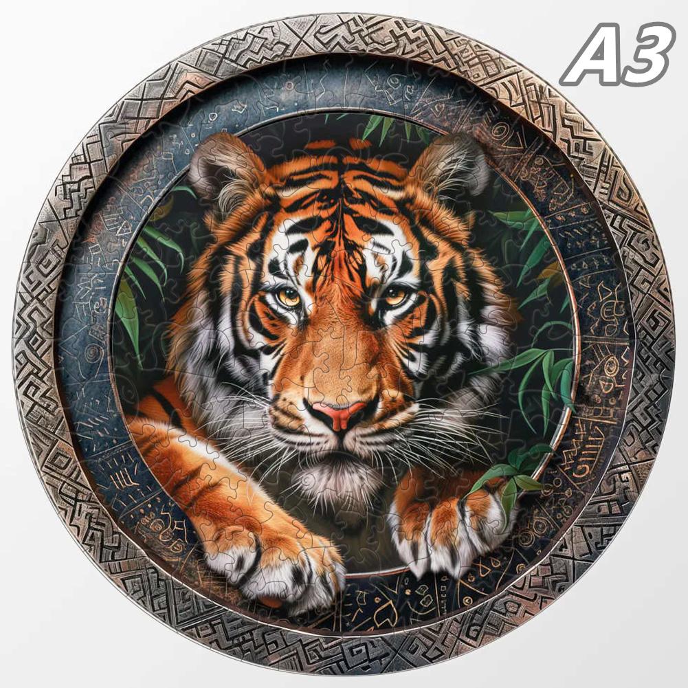 Non-Toxic Cat Tiger Wooden Jigsaw Puzzle For Adults Games Holiday Gift Home Decor Scenery Wooden Art Puzzles Children'S Puzzle Toys