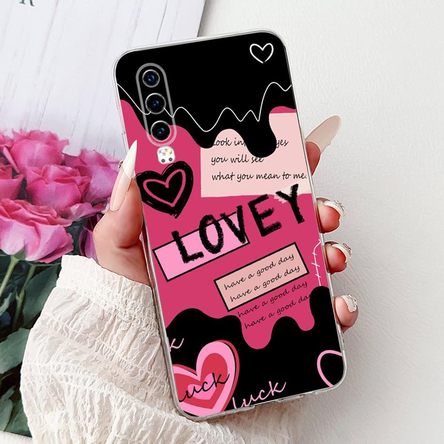 For Huawei P30 Case ELE-L29 ELE-L09 ELE-L04 Cover Luxury Dragon Cartoon Soft Silicone Clear Cover For Huawei P30 Pro P 30 Fundas