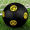 Mingea de Fotbal Borussia Dortmund, colorată, potrivită pentru toate vârstele, cusută la mașină, material PVC, calitate de competiție, durabilă și cu săritură înaltă