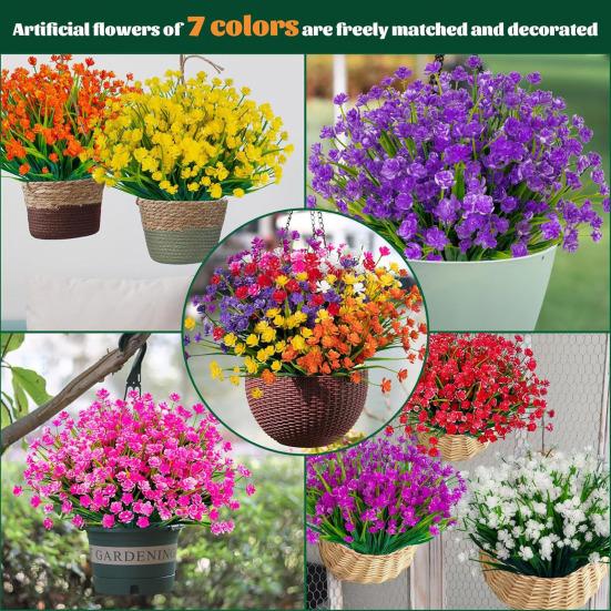 Artificial Camellia Bundle Realistic Faux Camellia Blooms Fake Flowers Bunch for Dining Table Decor Home Office Wedding Party Decoration