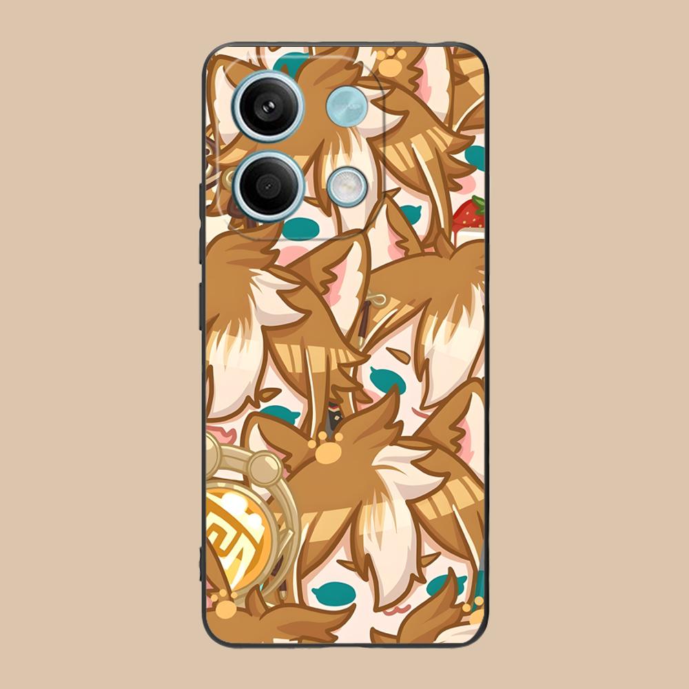 Game GI Gorou Mobile Phone Case for POCO F7 F6 F5 F4 F3 F2 Pro GT C75 C71 C65 C61 C40 Pro Ultra Colorful Printing Cover Luxury