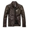 Motorcycle Thickened Artificial Leather Coat Men Winter Warm Man Artificial Leather CoatMens Plus Velvet Men Moto Biker Riding Fleece Jacket