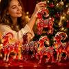 2D Flat Goat Hanging Ornament Set Acrylic Animal Hanging Decoration Keychain  Holiday Party Decor