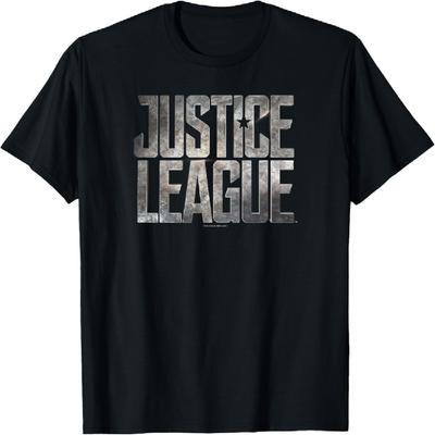 T-shirt Métal Logo Justice League