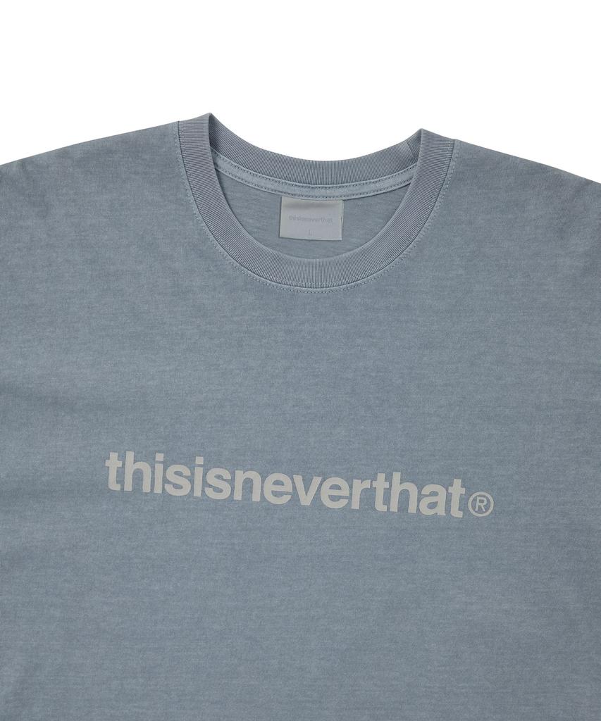 THISISNEVERTHAT T-Logo L/S Tee Ash Blue