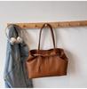 PU Solid Color Large Capacity Shoulder Bags Hasp Sewing Women's Bags 2026  Temperament Versatile Women's Handbags