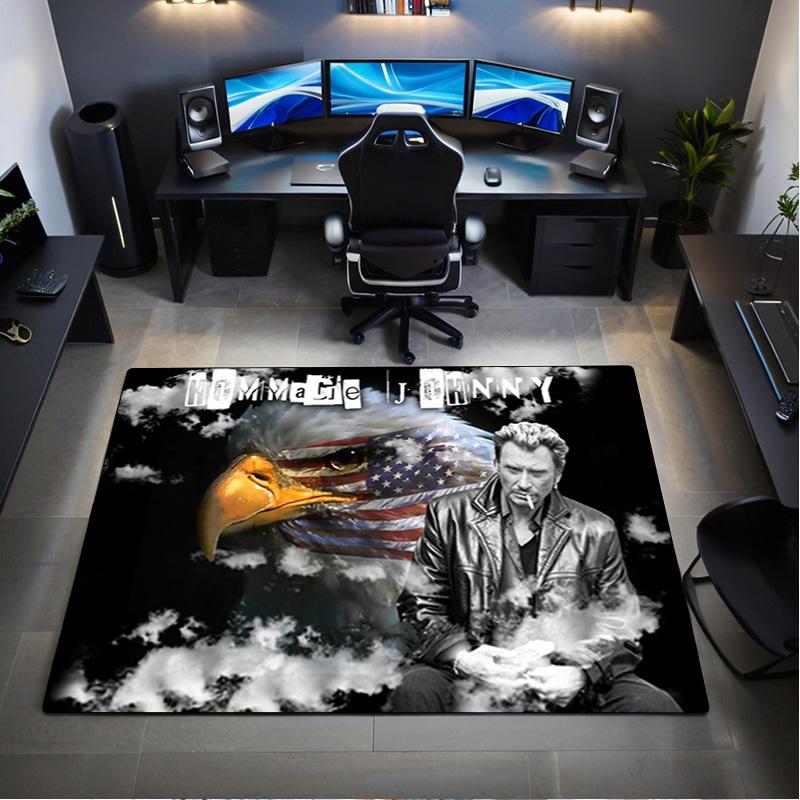 1Pc Johnny Print Rug - Home Decoration Carpet For Living Room Bedroom Flooring Computer Chair Area Rug