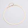 Simple Snake Bone Chain Women's Necklace: Cross-Border Fashion, Versatile and Niche Design