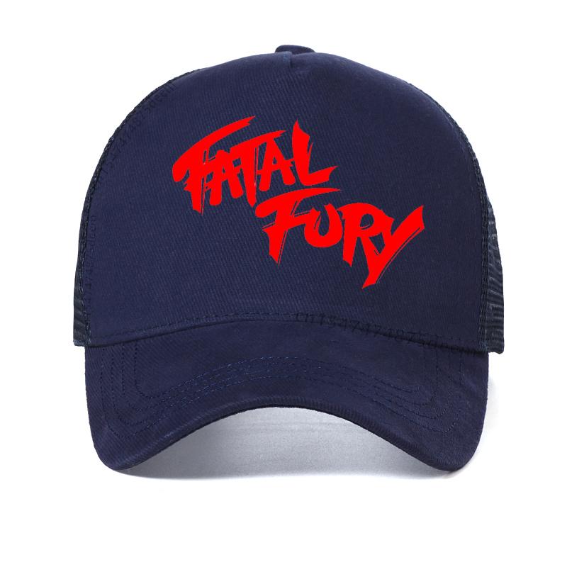 King of Fighters Fatal Fury Terry Bogard Baseballová čiapka Cosplay Nastaviteľná čiapka Unisex Vonkajšie športové sieťované ventilačné čiapky