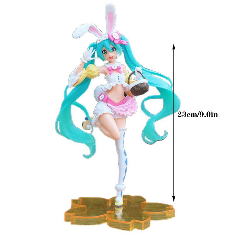 Charming Hatsune Miku Cartoon Virtual Singer Manga Statue Figurine Perfect For Collecting