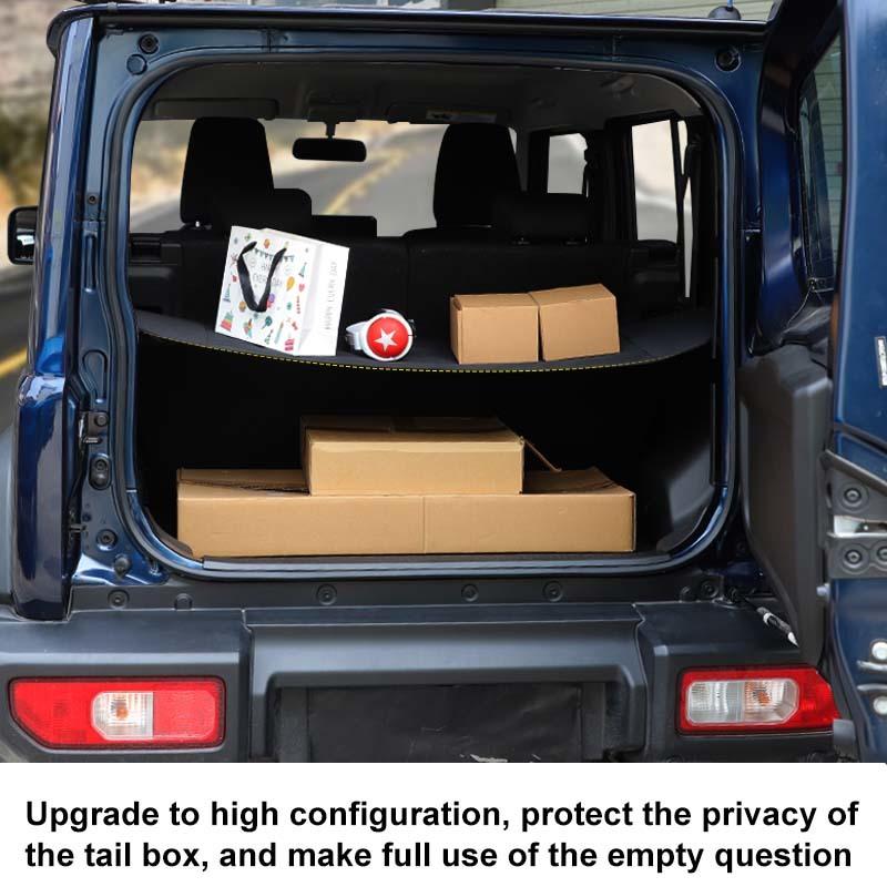 Car Trunk Cover Curtain Trunk Isolation Net For Suzuki Jimny 2019 Up 4-Doors Version Car Accessories