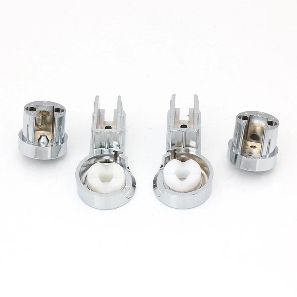 ABS Shower Holder Bath Hinge Brackets Elegant Bathroom Design Long-lasting Shower Solution ABS Chrome Plating Hinges