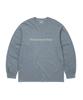 THISISNEVERTHAT T-Logo L/S Tee Ash Blue
