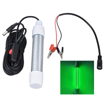 Luce da pesca 126 LED IP68 impermeabile 1000lm Lampada da pesca notturna sommergibile 13W AC12?36VVerde