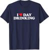Funny I Love Day Drinking Heart St Patricks Day Unisex T-Shirt