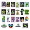 50 Alien Graffiti Stickers Mobile Phone Computer Water Cup Notebook Decoration Waterproof Creative Creative Stickers