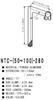 NITTO Stem 100 100 Silver NTC-280 NTC-280 25.4 22.2