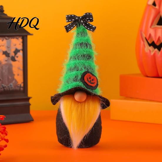 Festive Halloween Decor Gnome Decor Cute Gradient Ghost Figurine Faceless Statue Ornaments