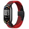 Nailono kilpinė apyrankė Xiaomi Mi Band 10 dirželiui Pintas apyrankės kvėpuojantis riešo dirželis XiaoMi Band 8 9 10 NFC Magnetinis užsegimas Diržas