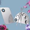 Stainless Steel Nail Art Polish Mixing Plate With Spatula Rod Liquid Foundation  Mixing Tray