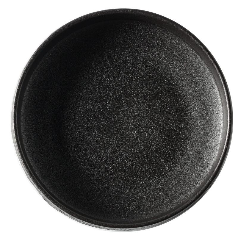 Plate Premium Soup Plate Frosted Deep Plate Salad Plate Household Japanese Dish Plate Ceramic Tableware Western Restaurant Pasta Plate