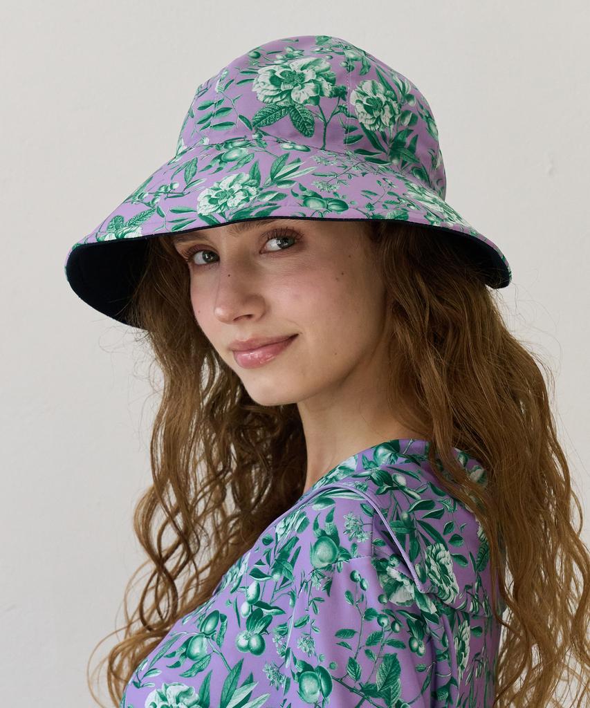 Bonide Reversible Bucket Hat Flower Berry Purple