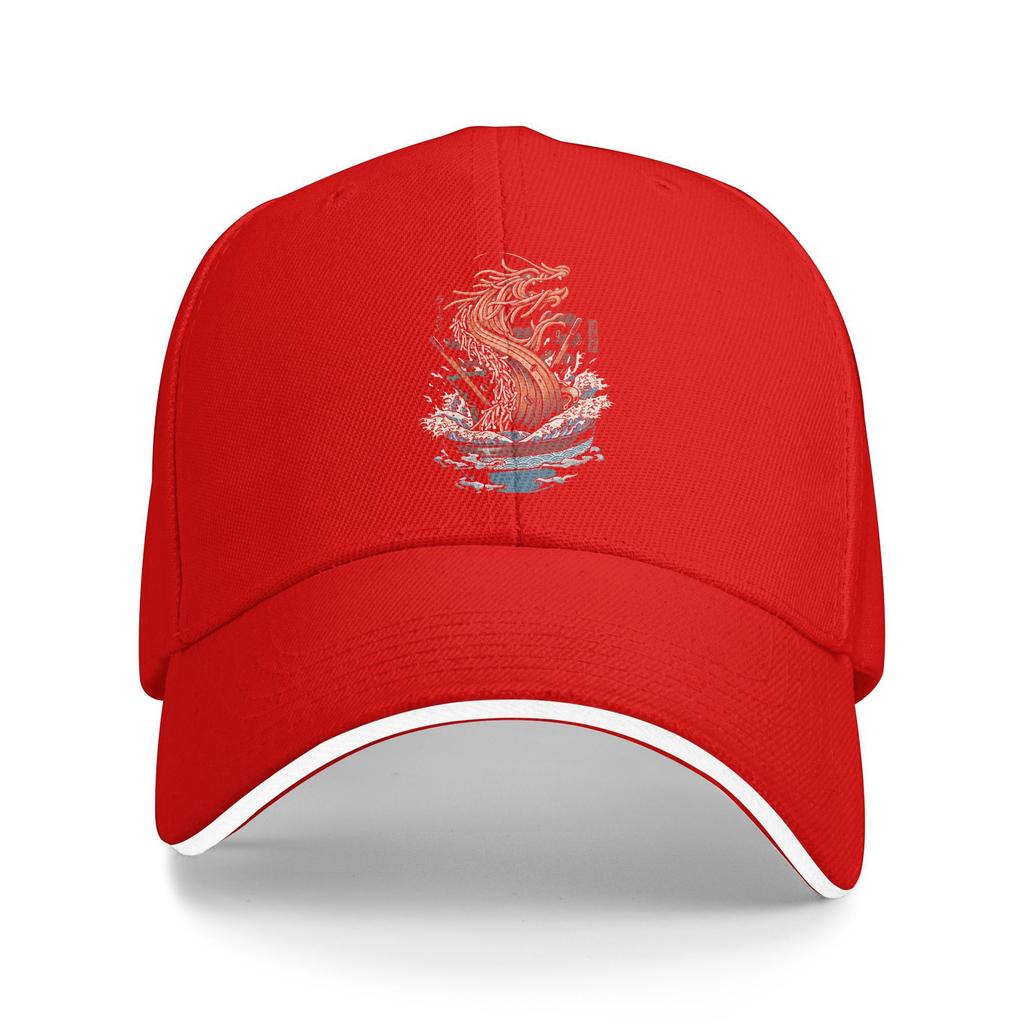 Drachenmuster Sonne Baseballkappe Sommer Herren Erwachsene Ramen Drachendruck Trucker Hut Sonnenschutz Streetstyle Kpop Rock Baseballkappen