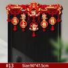 Chinese Spring Festival Couplets Door Window Stickers Horse New Year Decoraitons Lunar Horse Year Home Wall Decor