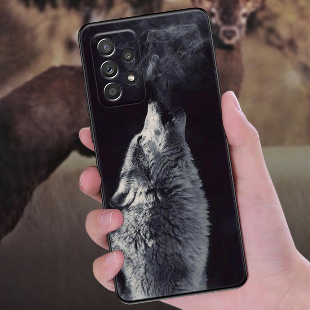 The Wolf Lion Cat Phone Case For Samsung Galaxy A57 A56 A37 A55 A36 5G A26 A54 A52 A35 A34 A25 A17 A16 A15 A07 A06 Soft Cover