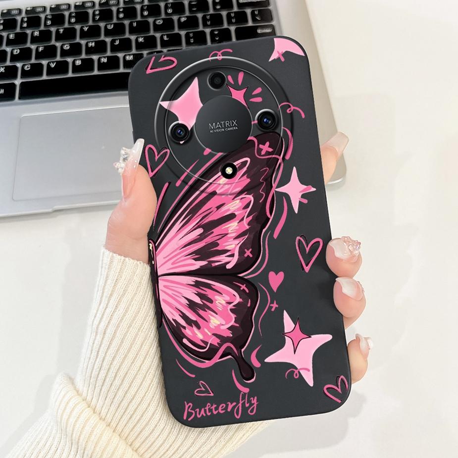 For Honor Magic 5 Lite Case Honor X9A RMO-NX1 Cute Cartoon Painted Cover Soft TPU Phone Case For Honor Magic5 Lite HonorX9a Bags
