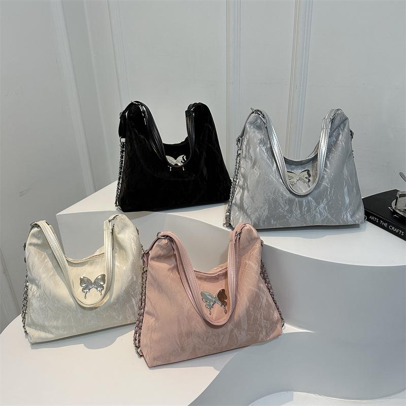 New Korean Version of Spring Personalized Casual Large Capacity Beautiful Niche Simple Shoulder Single Shoulder Slant Toe Bag