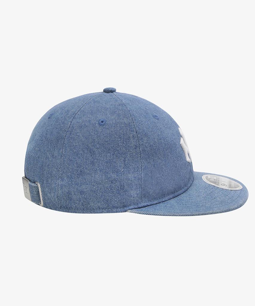New Era Mlb New York Yankees Denim Basic Retro Crown Strapback Blue