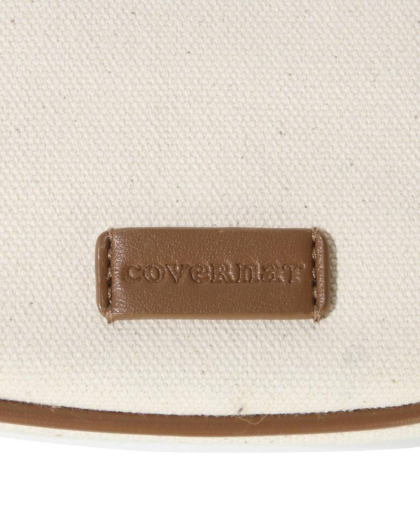 Covernat Woman Cloverheart Emma Round Tote Bag Brown