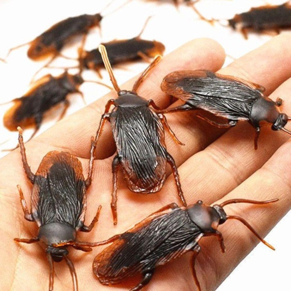 20Pcs Rubber Scorpion Fake Cockroach PVC Simulated Insects High Quality Cockroach Model Toy