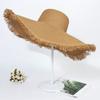 Foldable Summer Sun Hat Large Brim Travel Beach Cap Casual Floppy Straw Hat