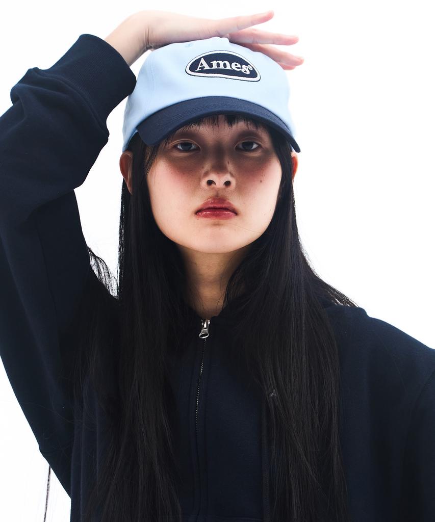 AMES-WORLDWIDE Symbol Logo Twotone Ball Cap Blue