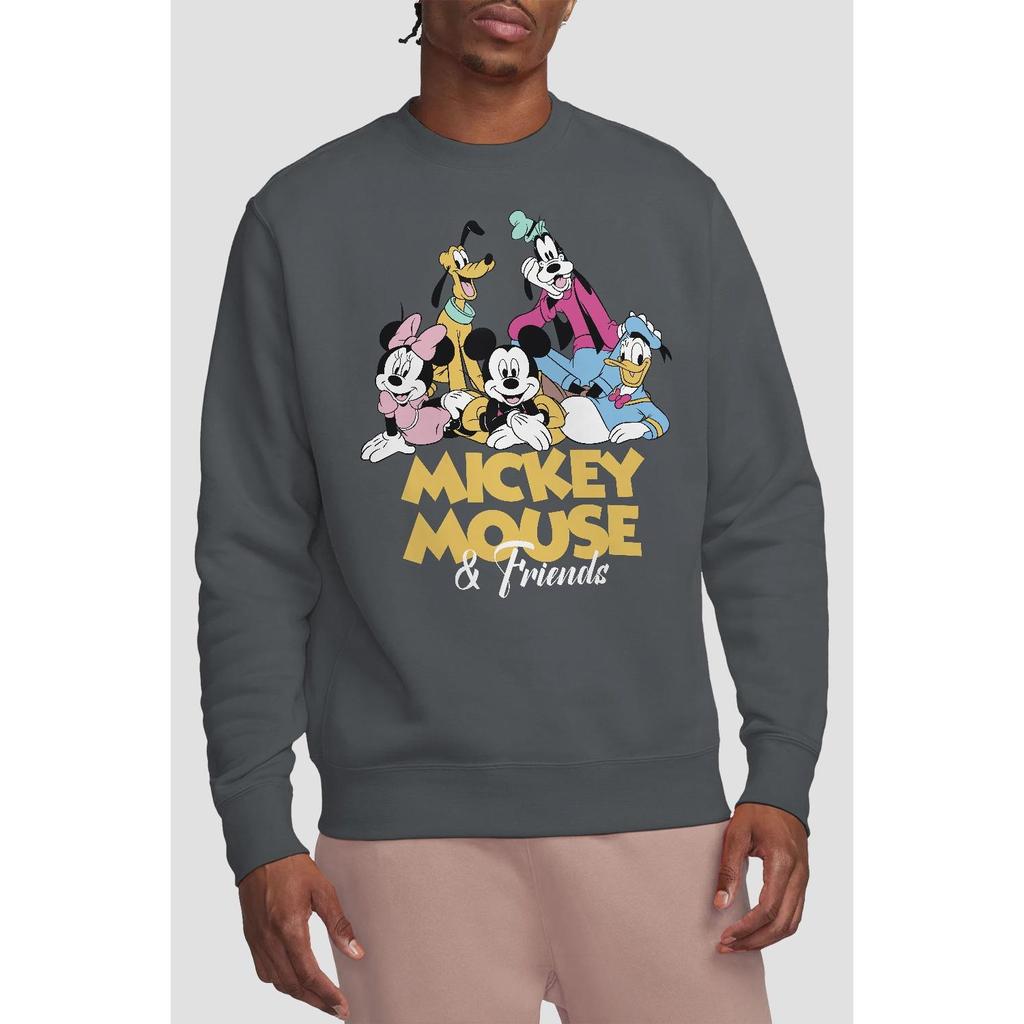Disney Unisex Adult Mickey Mouse Friends Sweatshirt
