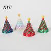 Tree Sensory Tools 3D Printed Spiral Christmas Tree, Golden Star Topper Fidget Portable Stress Relievers Toy, Cone Desk Decor for Anxiety Relief Toy