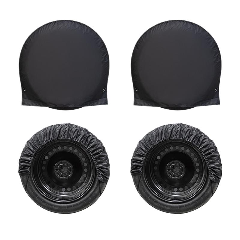Trailer Tire Covers Waterproof Wheel Covers For Trailer Tires Automotive Wheel Protector For Sun Rain Snow Tyre Protection Car