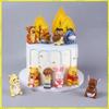 דמויות פו הדב מ-PVC סט 10 יחידות קישוט לעוגה קישוט למסיבה מתנת יום הולדת טיגר איורי חזרזיר קנגה רו ינשוף