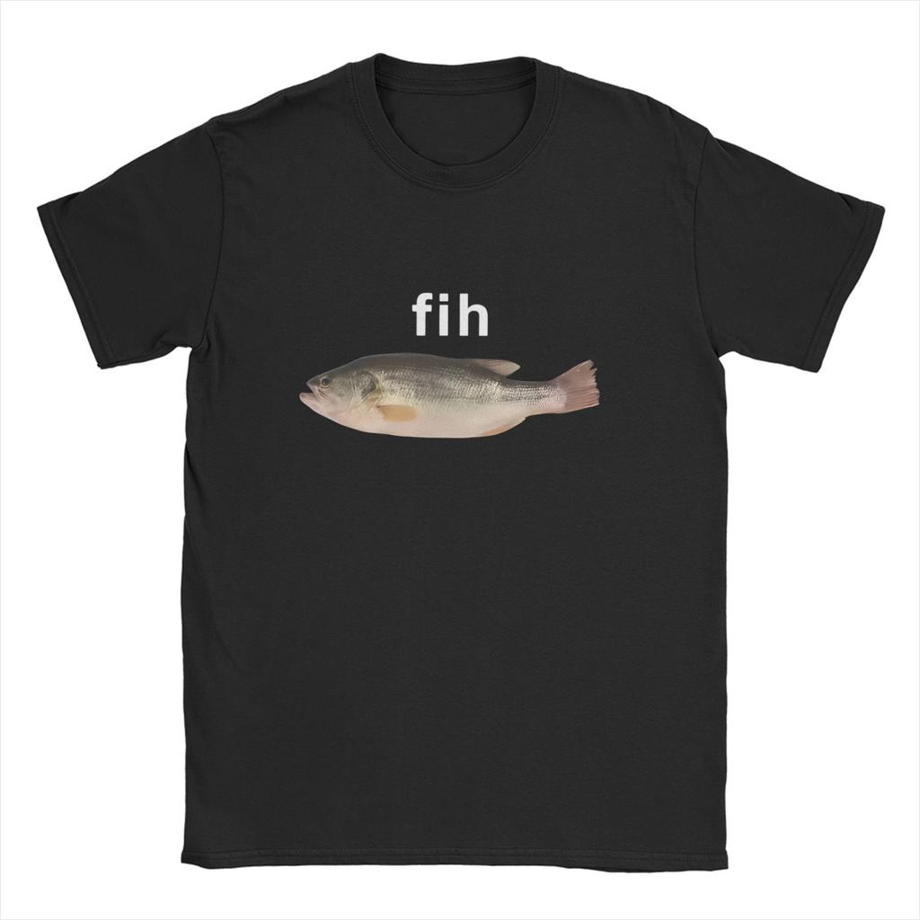 Dames Grappig Fih Vis Meme T-shirt Zomer T-shirts Voor Mannen Harajuku Casual T-shirt Korte Mouw Grappige Kleding