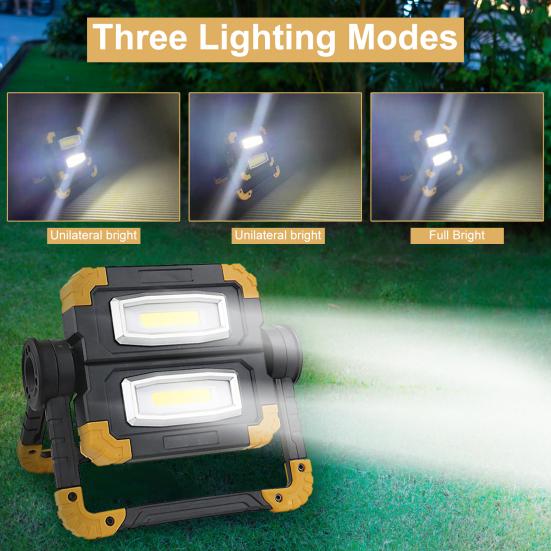 LED Work Light Super Bright Waterproof Compact Size High Lumens with Rotation Stand Mini Foldable LED Torchlight Work Light with