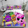 Novo Conjunto de Cama com Estampa 3D de Jogo Sprunki Conjunto de Cama Estampado com Fronha Capa de Edredom de Cama Macia Tamanho Solteiro Duplo Queen Super King