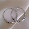1 Pair Minimal Design Metal Exaggerated Geometric Ear Stud Earrings For Women