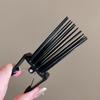 A Black High-Crowned Fluffy Tool, Natural Root Volumizing Hair Clip, Bangs Styling Clip, Suitable for Hair Salons, Weddings