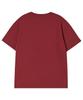 AWESOME STUDIO Flower Patchwork Short Sleeve T-Shirt Wine