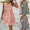 Women's Fashion Summer Spring Sleeveless  V-Neck Casual Dresses