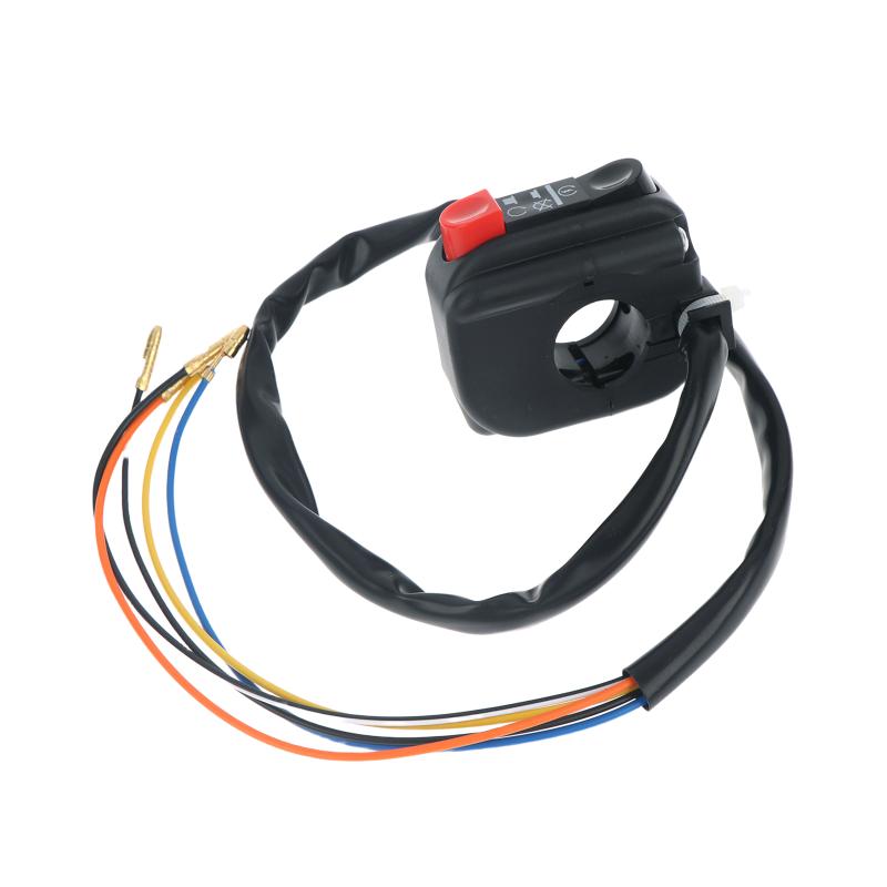 Motorcycle Switch Handlebar Mount Start Stop Kill On Off Button Side Switch 12V For Atv Motorcycles Scooters