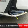 For Lexus NX 250 350 350H 450H - 2024 2025 Steel Car Front Bumper Corner Cover Trim Anti-Collision Strip Accessories