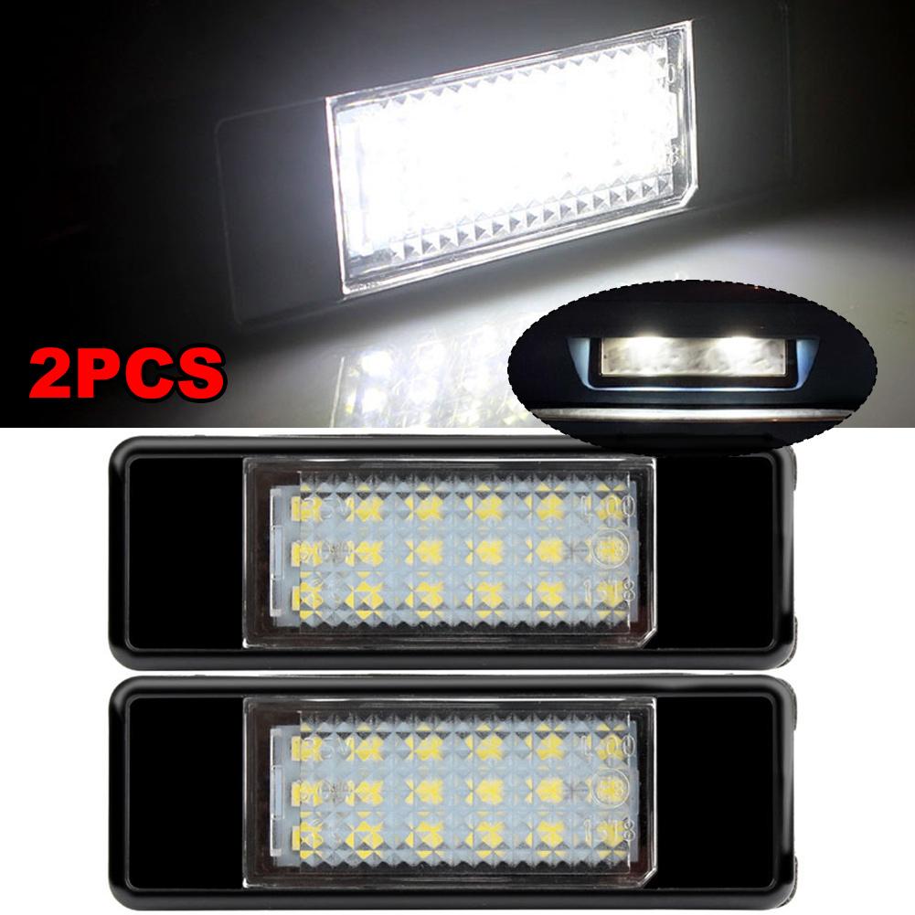 For Peugeot 106 1007 207CC 307 308 3008 406 508 607 2x Canbus LED Number License Plate Light Lamp for Citroën C2 C3 C5 C5 C6 C8